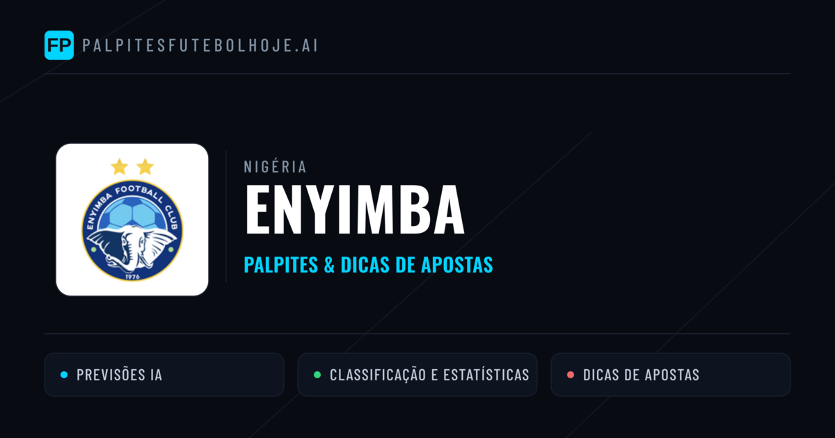 Enyimba Palpites & Estatísticas