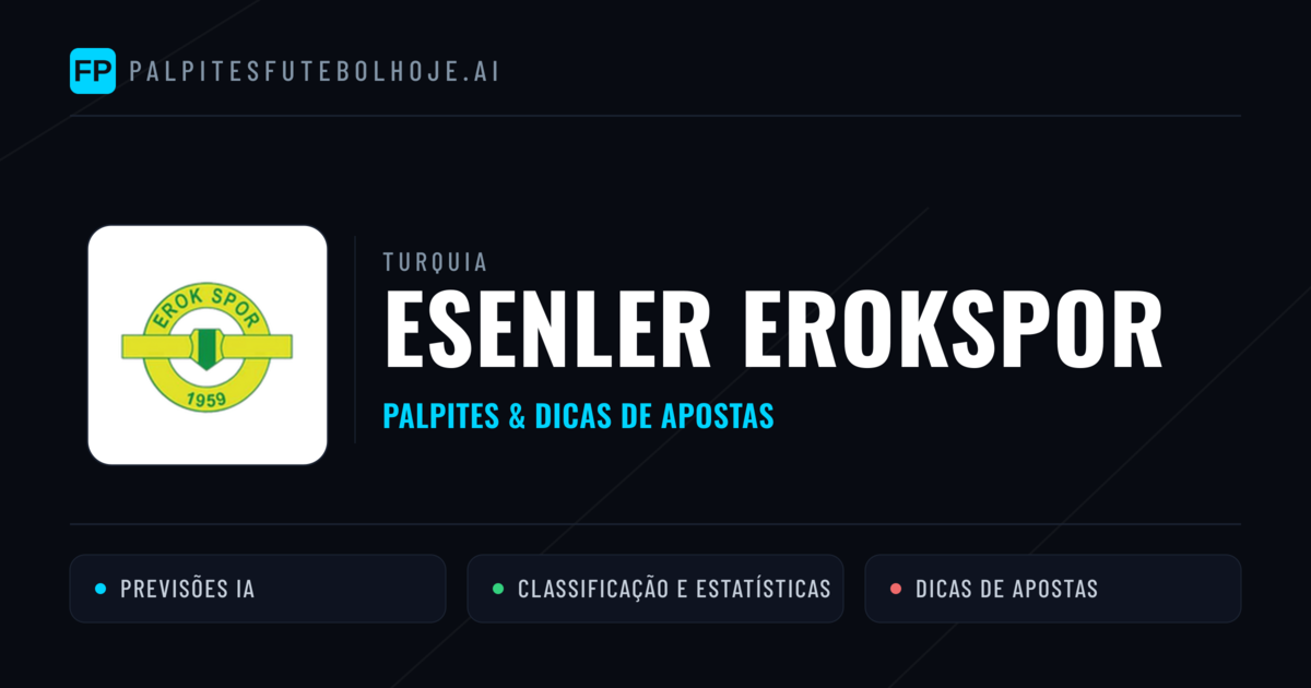Esenler Erokspor Palpites & Estatísticas