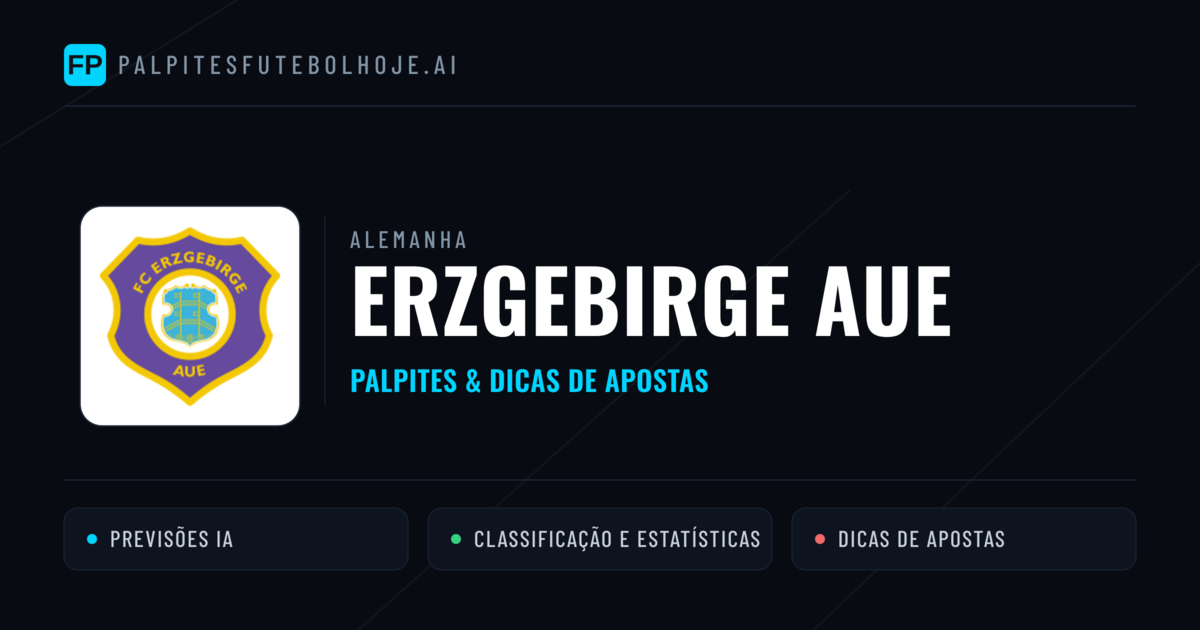 Erzgebirge Aue Palpites & Estatísticas