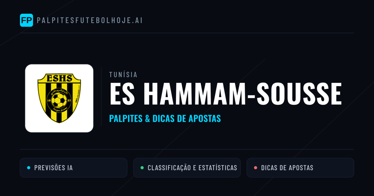 ES Hammam-Sousse Palpites & Estatísticas