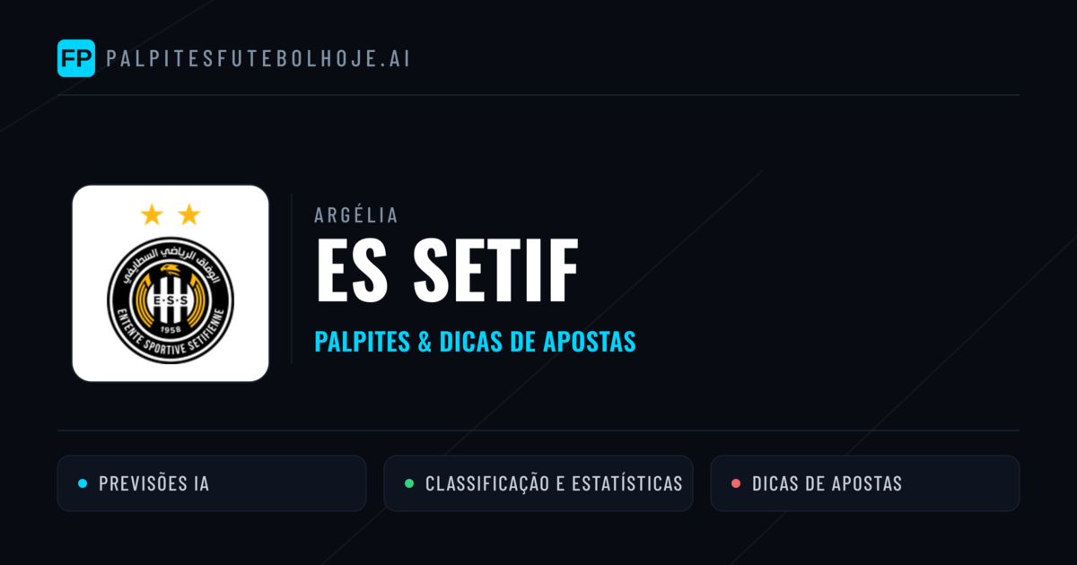 ES Setif Palpites & Estatísticas
