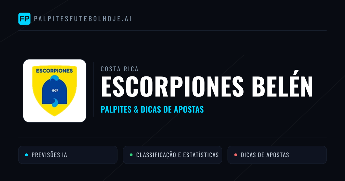 Escorpiones Belén Palpites & Estatísticas