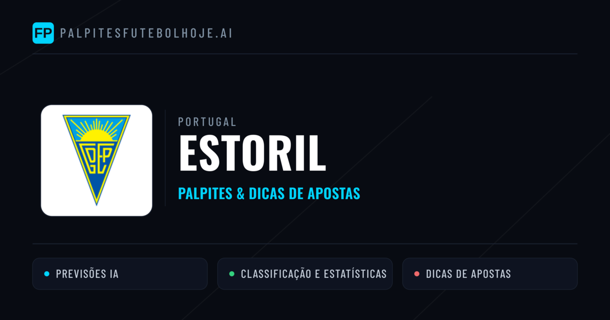 Estoril Palpites & Estatísticas