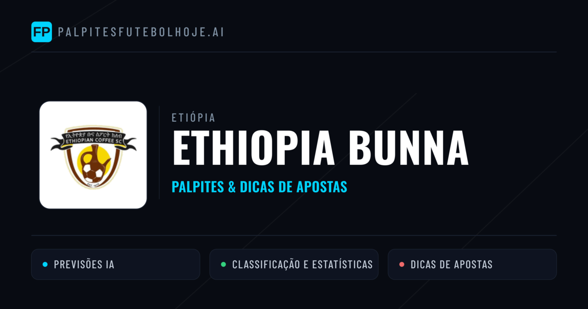 Ethiopia Bunna Palpites & Estatísticas