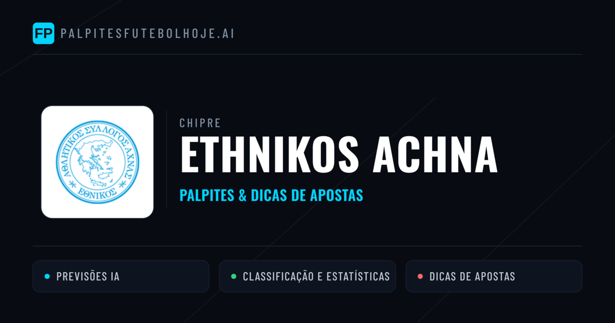 Ethnikos Achna Palpites & Estatísticas