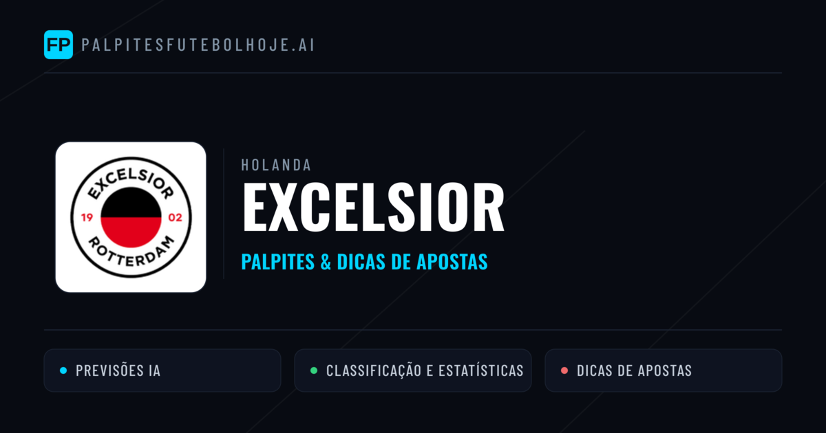 Excelsior Palpites & Estatísticas