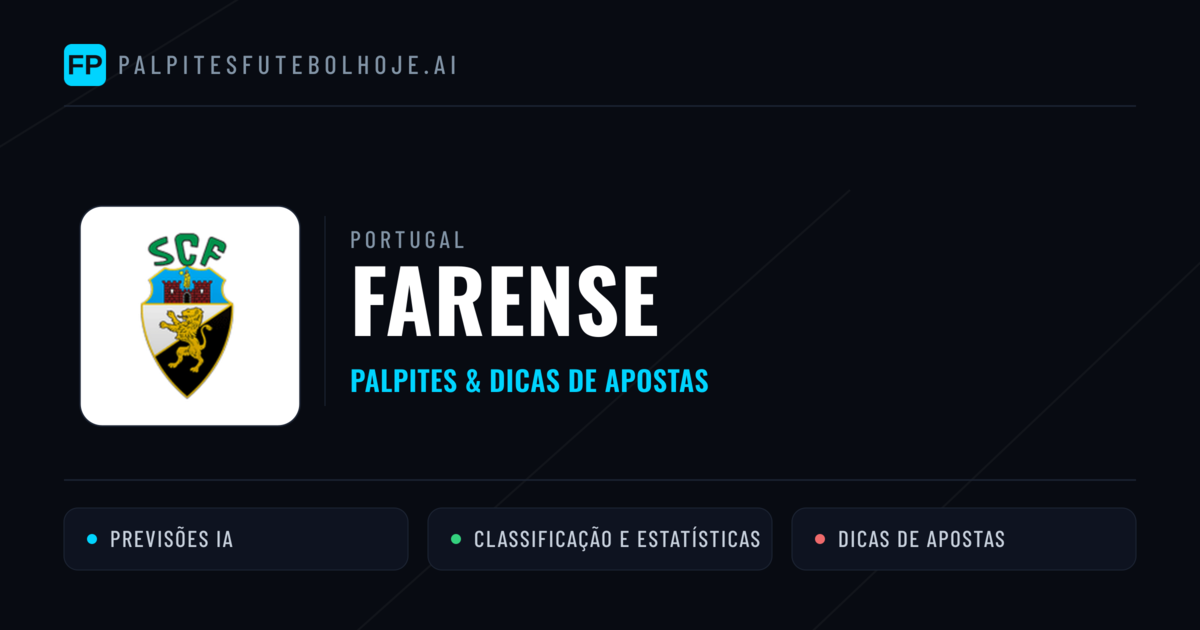 Farense Palpites & Estatísticas
