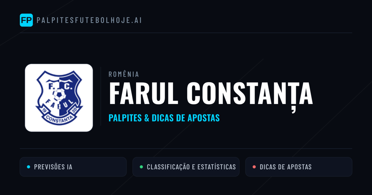 Farul Constanța Palpites & Estatísticas