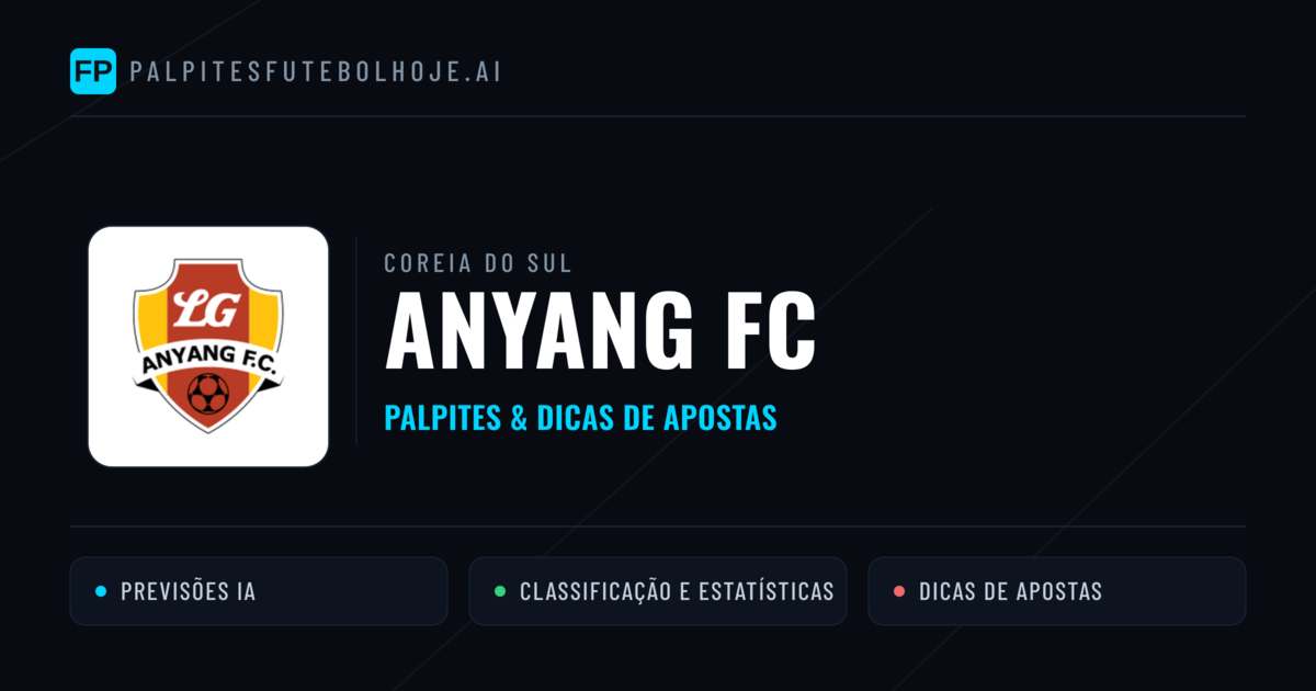 Anyang FC Palpites & Estatísticas