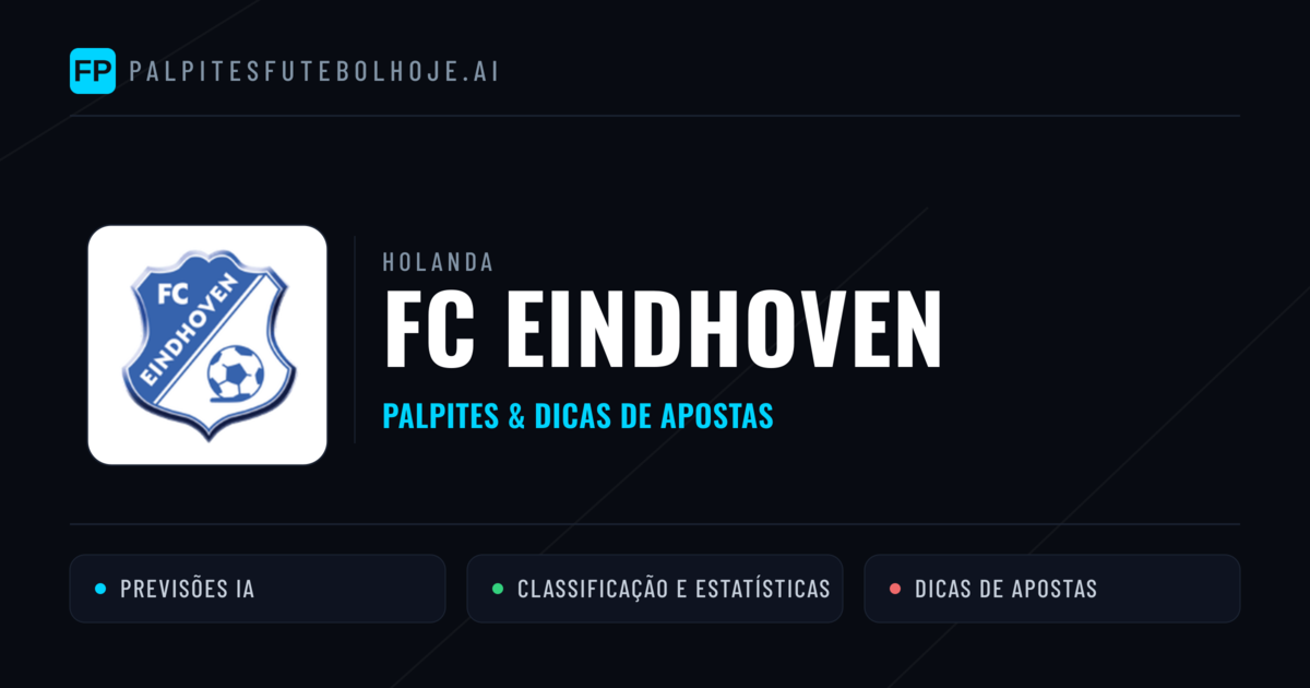FC Eindhoven Palpites & Estatísticas