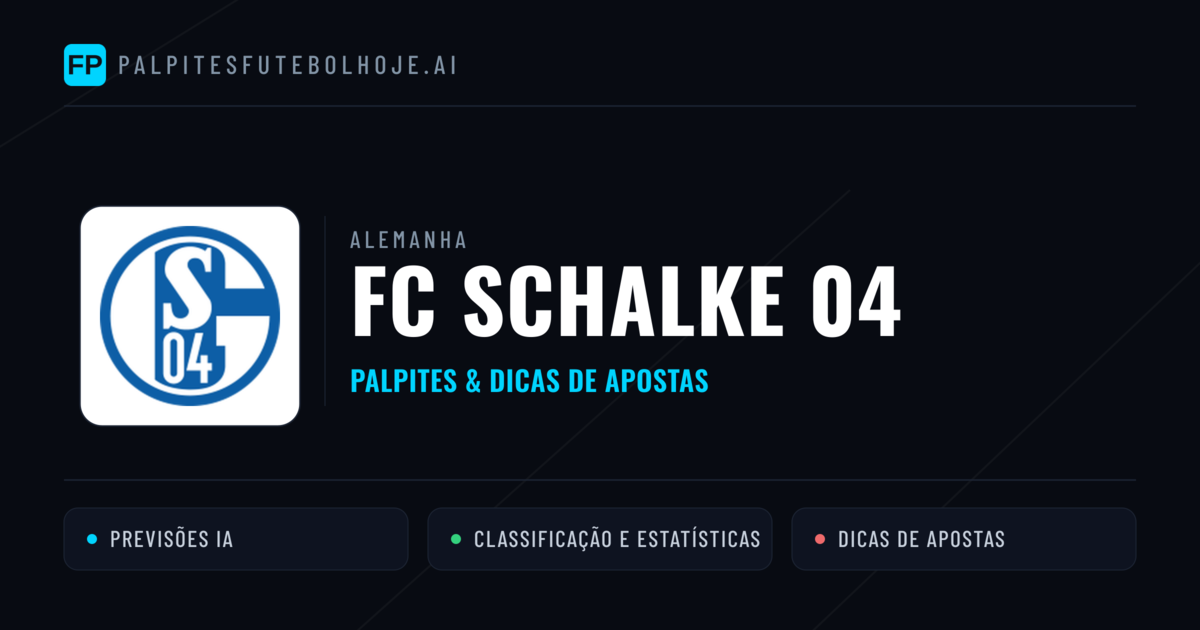 FC Schalke 04 Palpites & Estatísticas