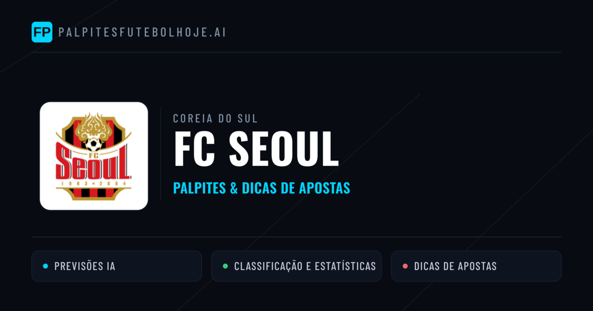 FC Seoul Palpites & Estatísticas