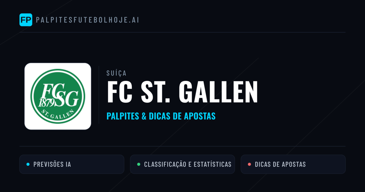 FC St. Gallen Palpites & Estatísticas