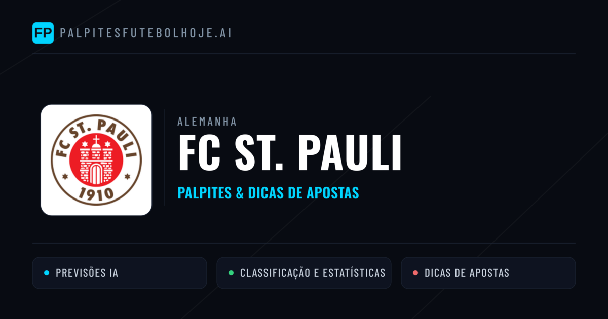 FC St. Pauli Palpites & Estatísticas