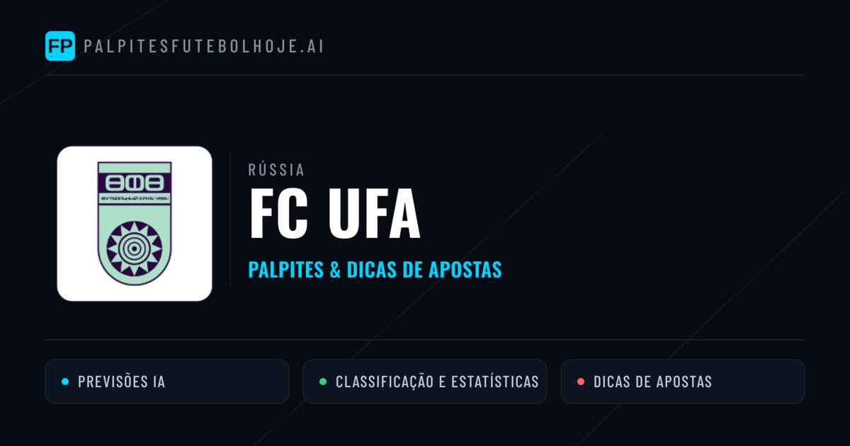 FC UFA Palpites & Estatísticas