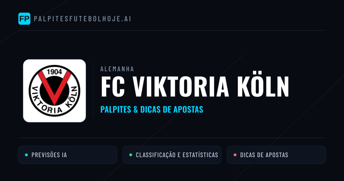 FC Viktoria Köln Palpites & Estatísticas