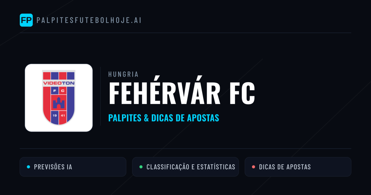 Fehérvár FC Palpites & Estatísticas