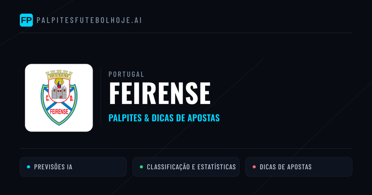 Feirense Palpites & Estatísticas