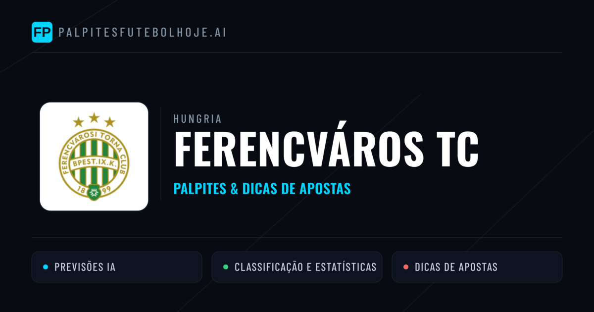 Ferencváros TC Palpites & Estatísticas
