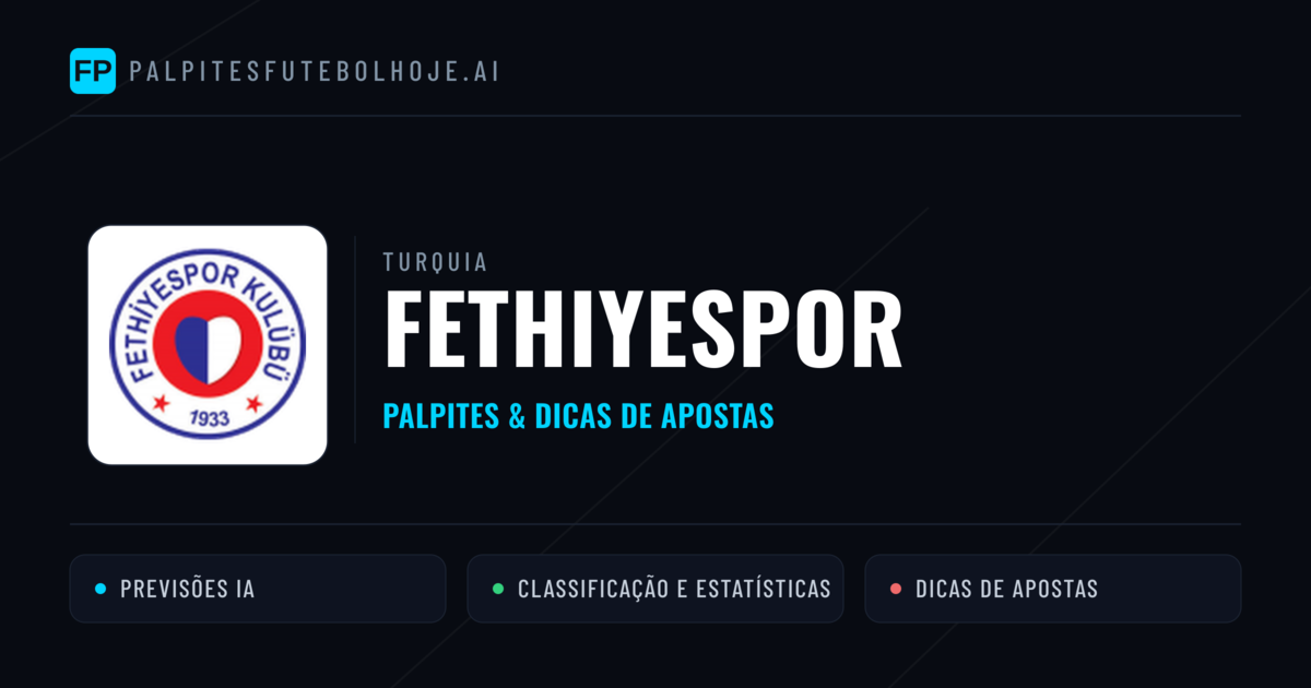 Fethiyespor Palpites & Estatísticas