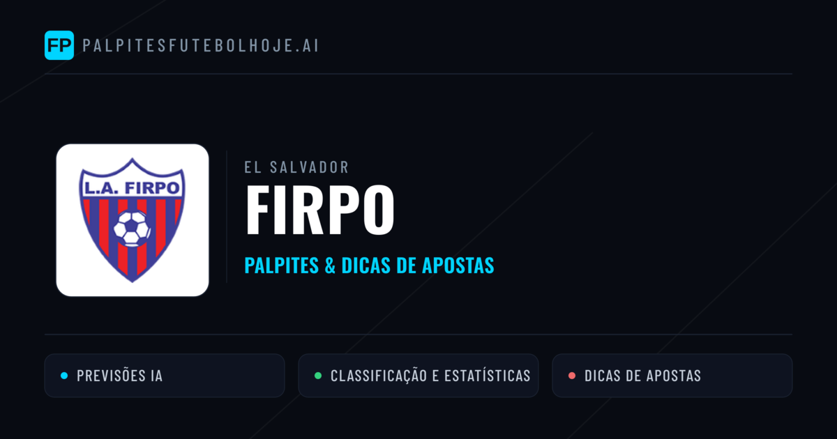 Firpo Palpites & Estatísticas