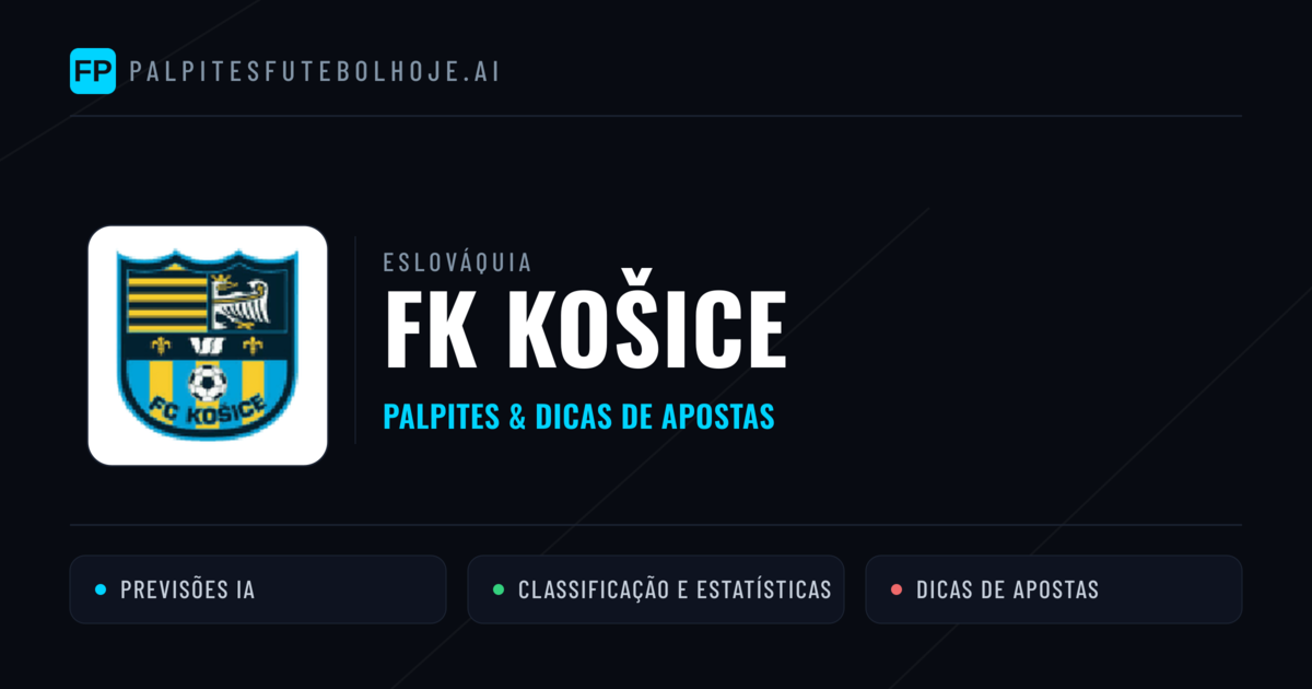 FK Košice Palpites & Estatísticas