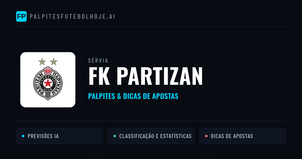 FK Partizan Palpites & Estatísticas