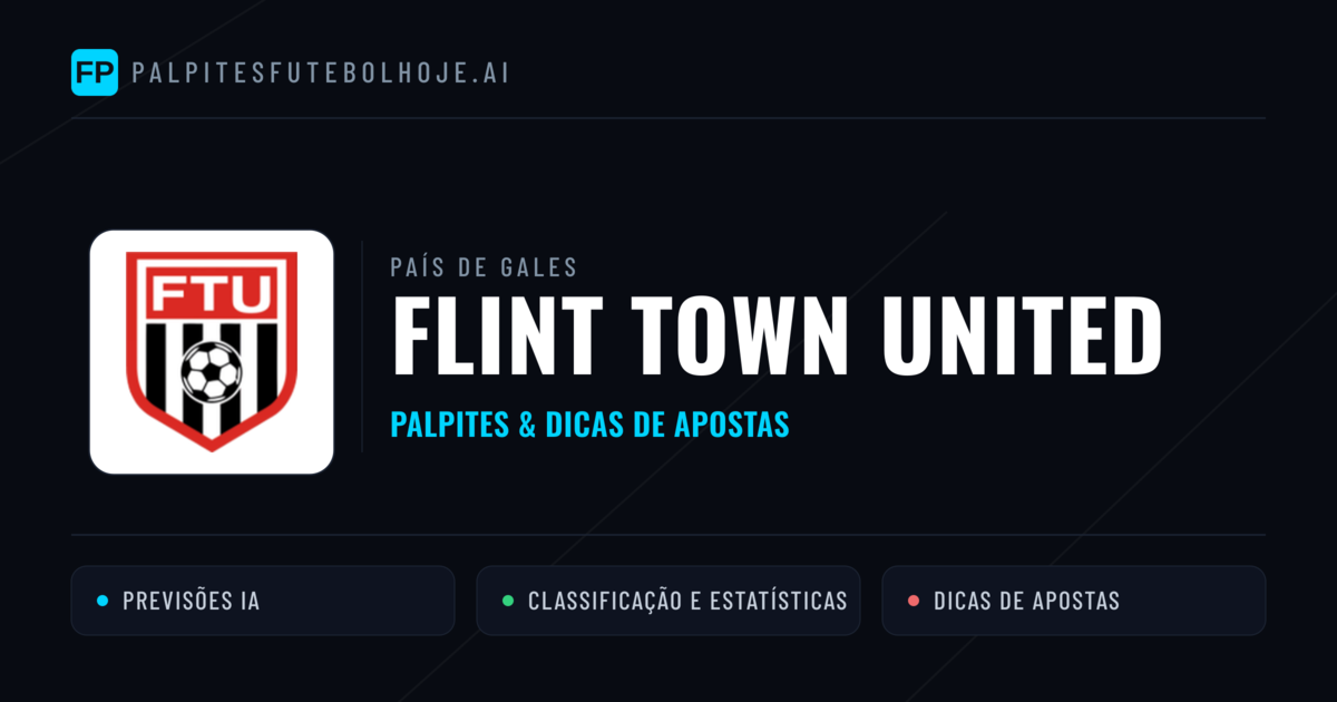 Flint Town United Palpites & Estatísticas