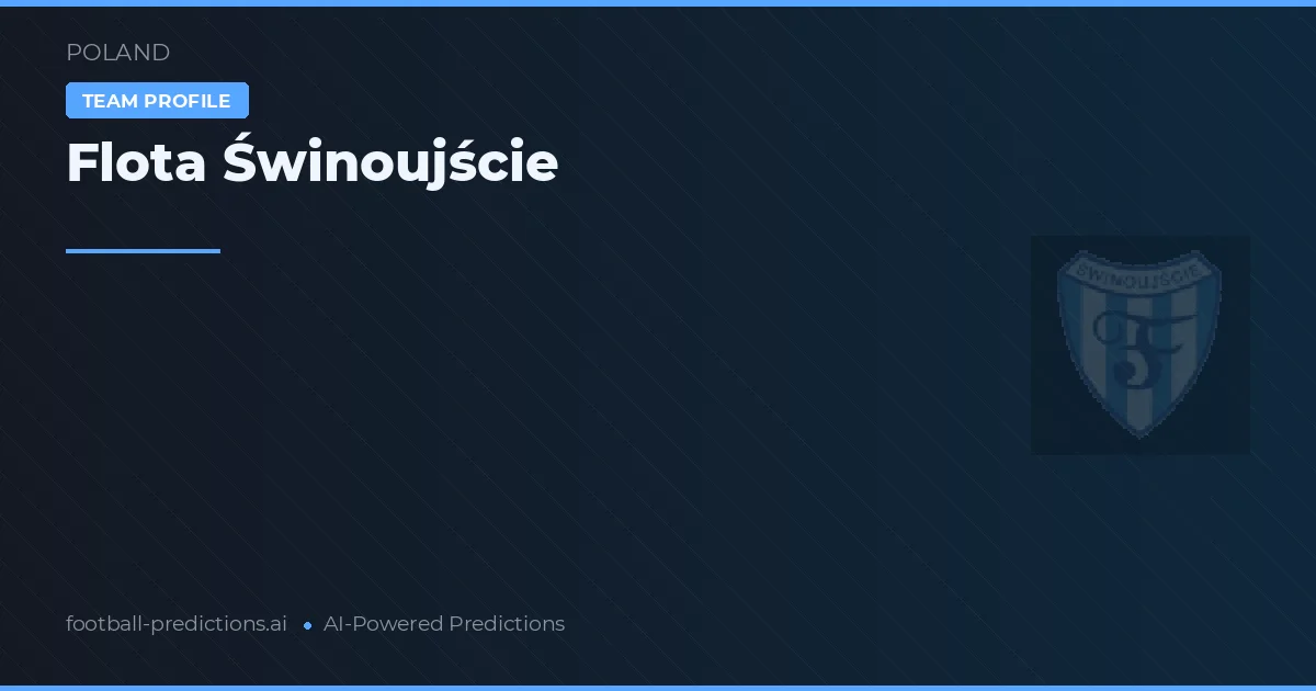 Flota Świnoujście Palpites & Estatísticas