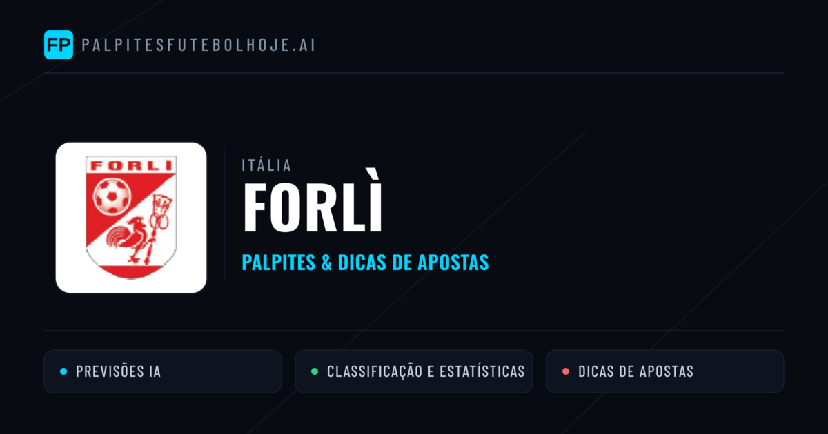 Forlì Palpites & Estatísticas