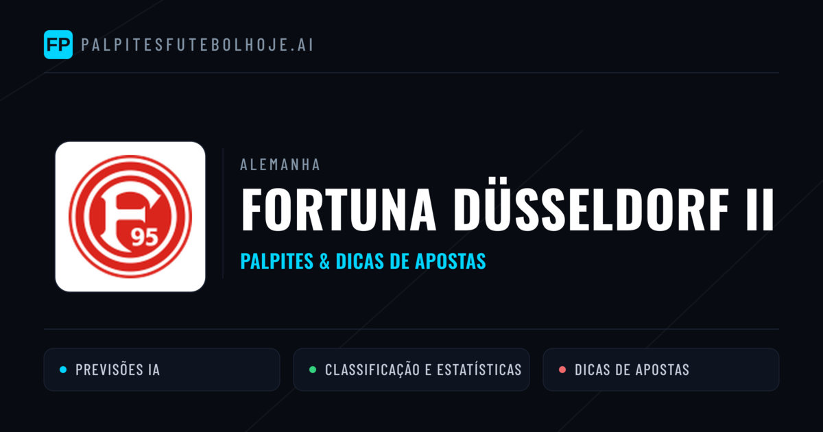 Fortuna Düsseldorf II Palpites & Estatísticas