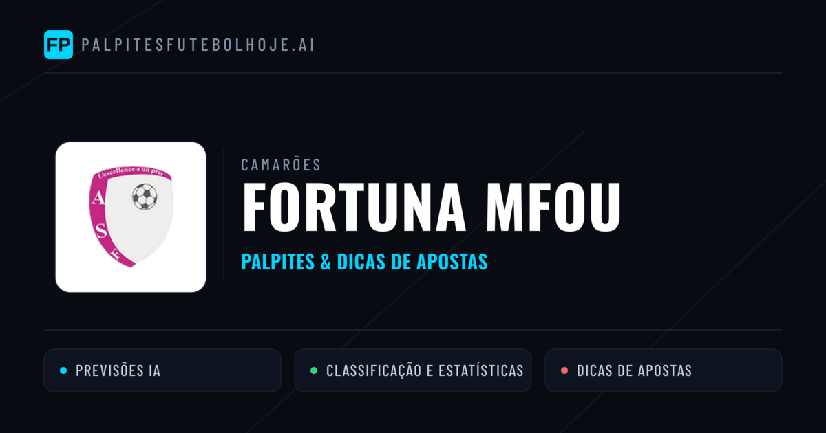 Fortuna Mfou Palpites & Estatísticas