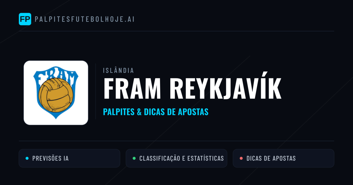 Fram Reykjavík Palpites & Estatísticas