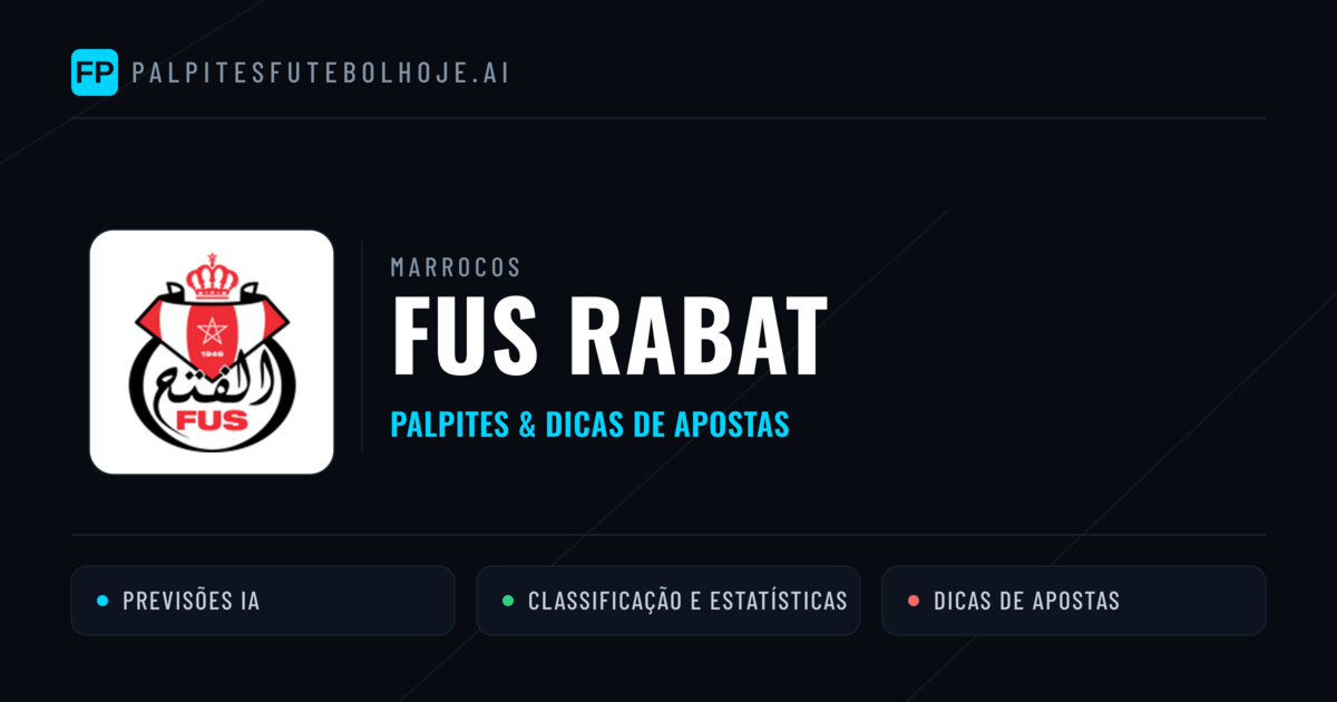 FUS Rabat Palpites & Estatísticas
