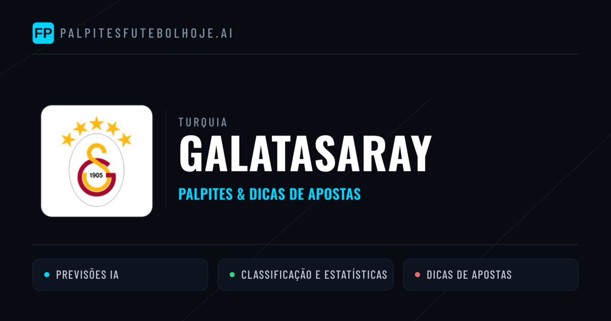Galatasaray Palpites & Estatísticas