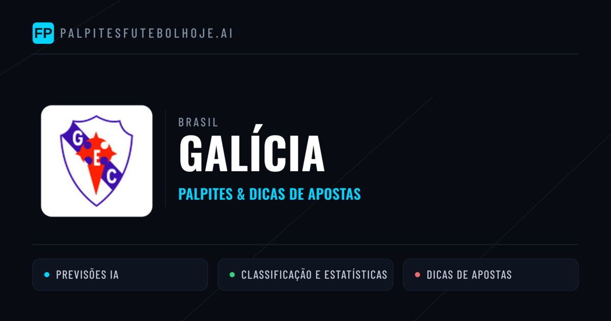 Galícia Palpites & Estatísticas