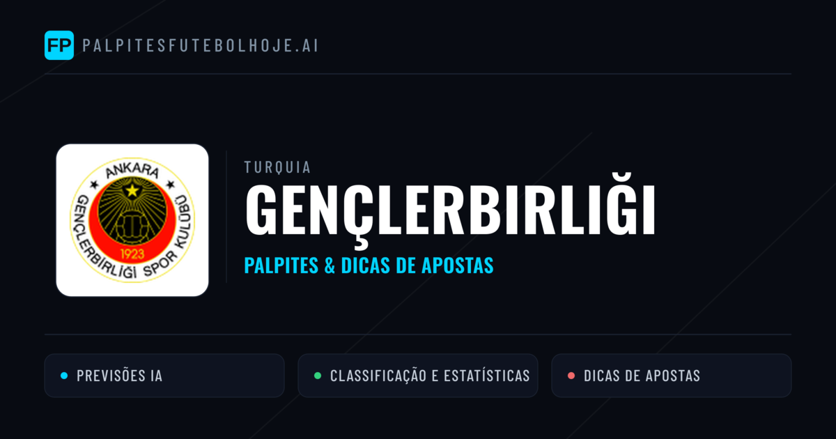 Gençlerbirliği Palpites & Estatísticas