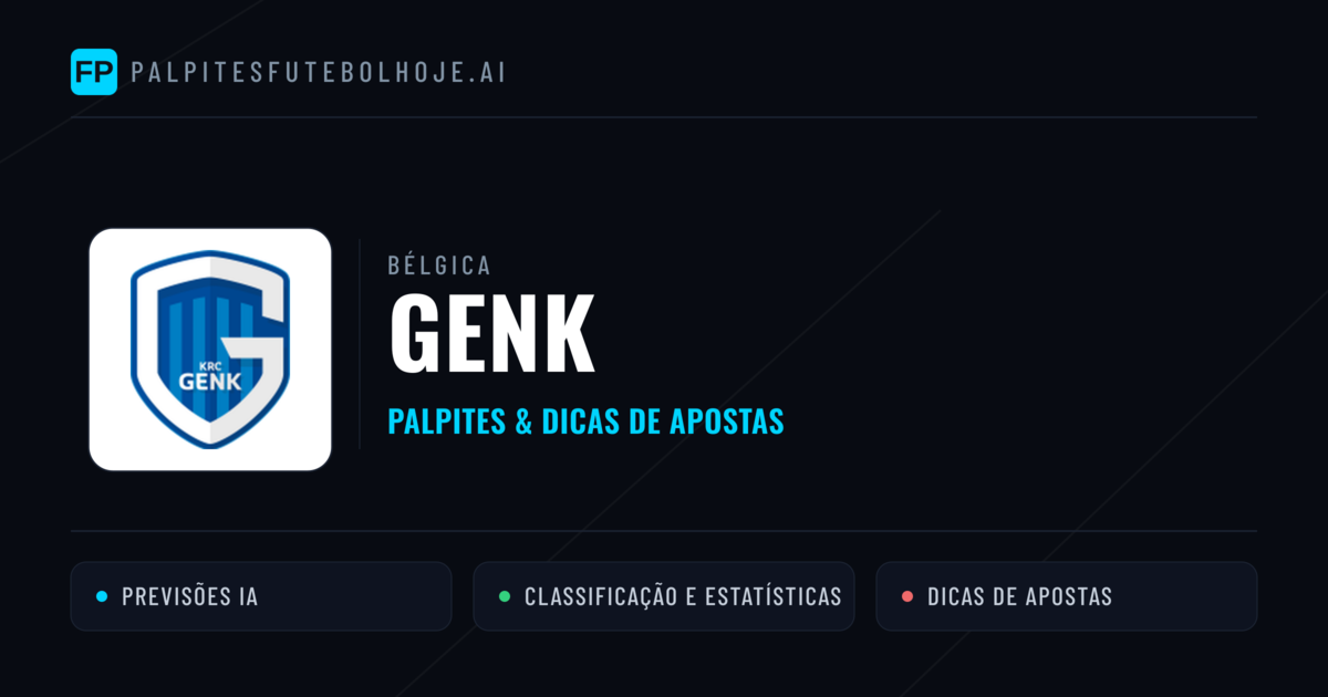 Genk Palpites & Estatísticas