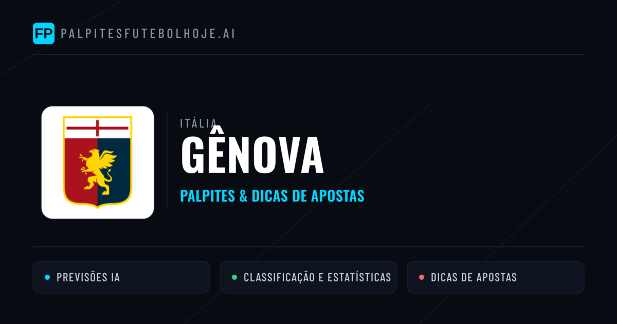 Gênova Palpites & Estatísticas