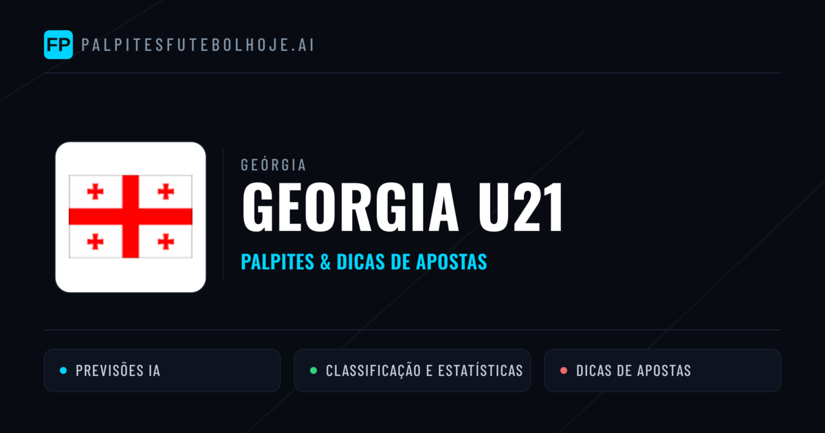 Georgia U21 Palpites & Estatísticas
