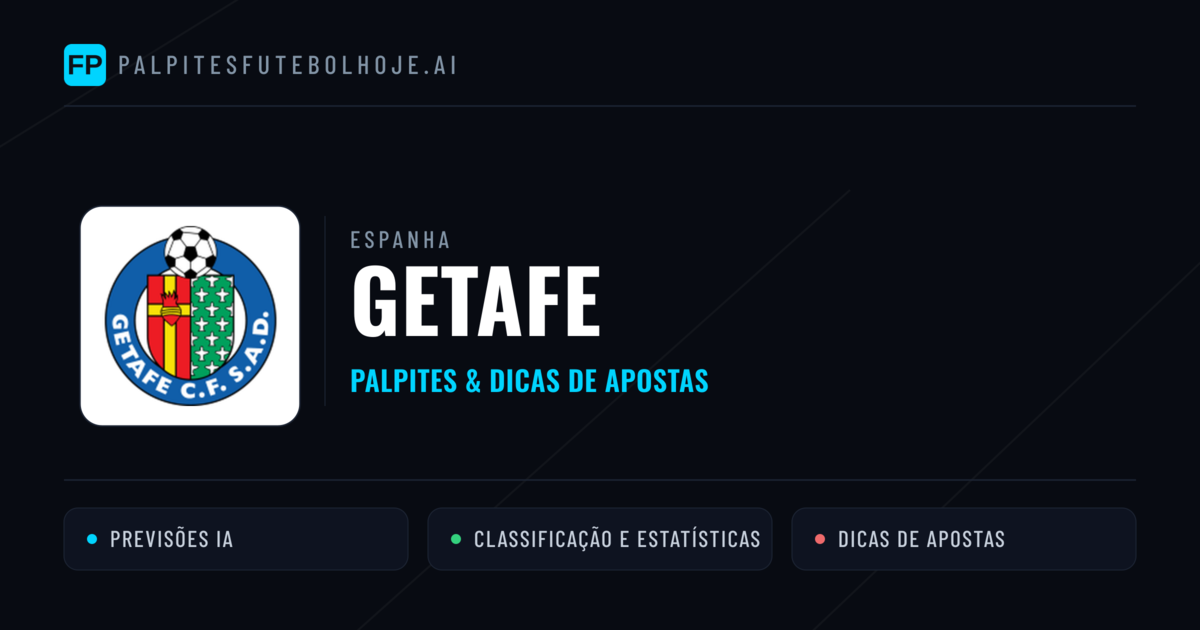 Getafe Palpites & Estatísticas