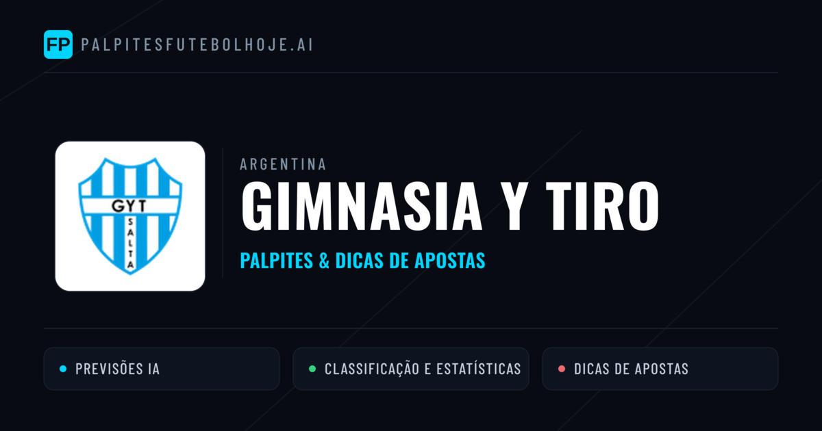 Gimnasia y Tiro Palpites & Estatísticas