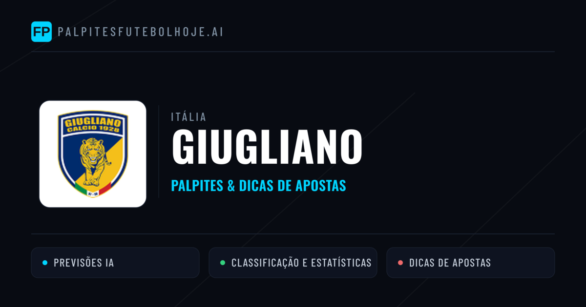 Giugliano Palpites & Estatísticas