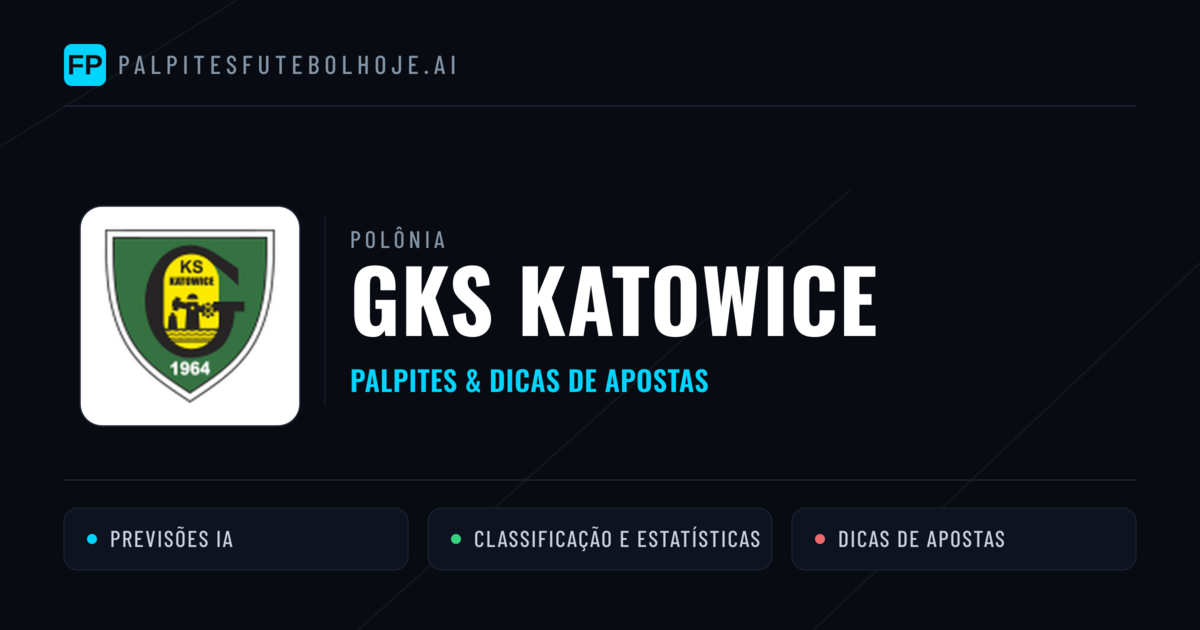 GKS Katowice Palpites & Estatísticas