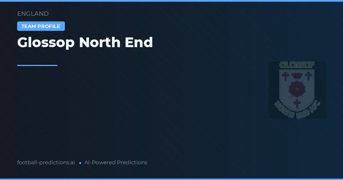 Glossop North End Palpites & Estatísticas
