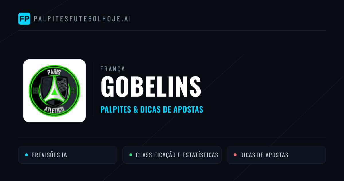 Gobelins Palpites & Estatísticas