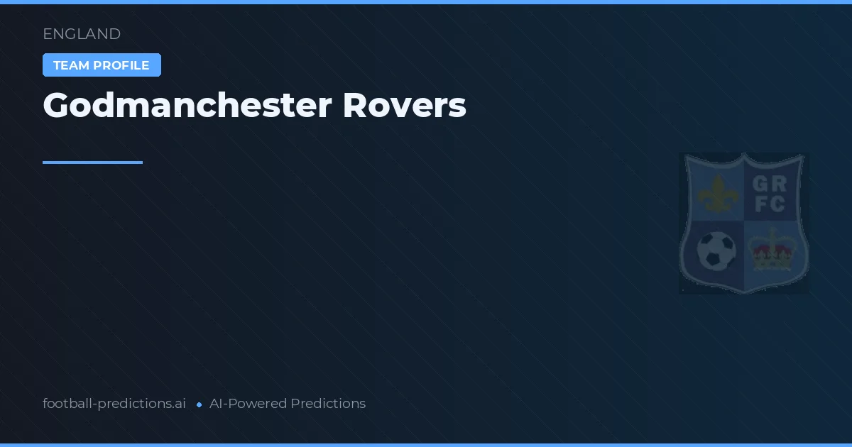 Godmanchester Rovers Palpites & Estatísticas