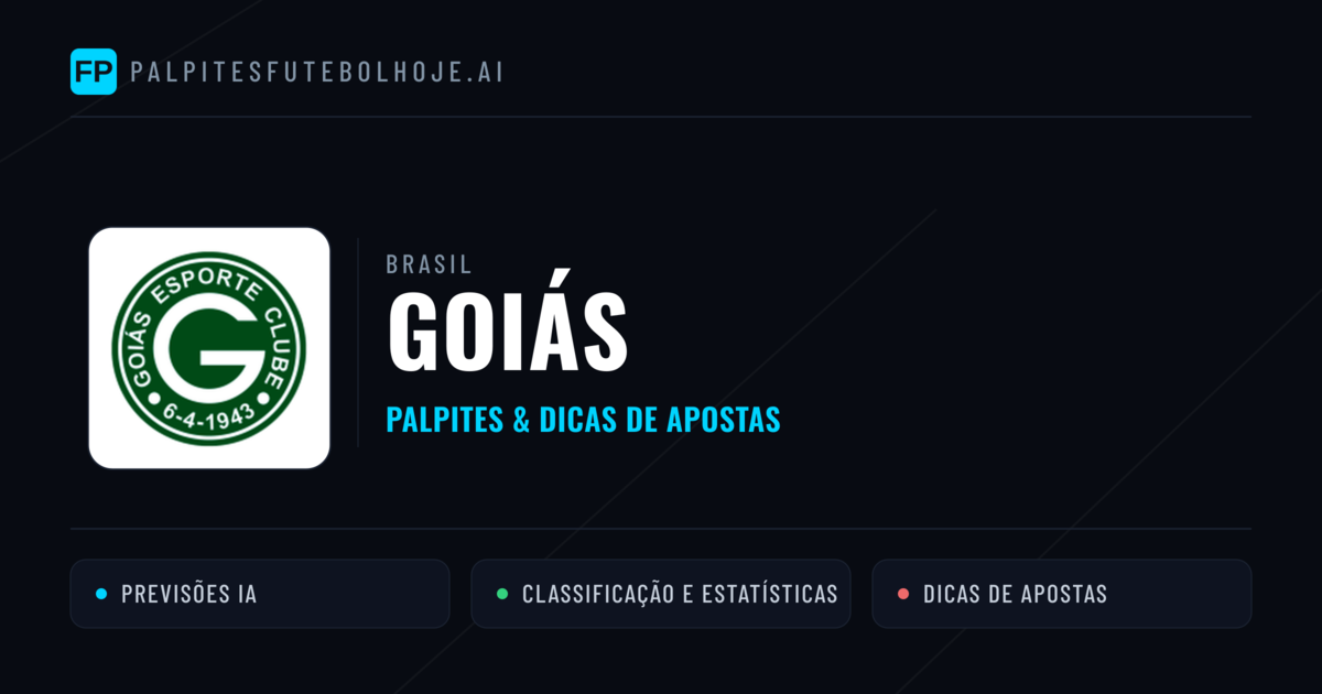 Goiás Palpites & Estatísticas