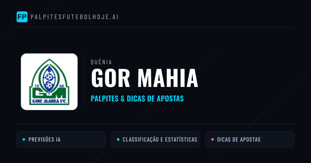 Gor Mahia Palpites & Estatísticas