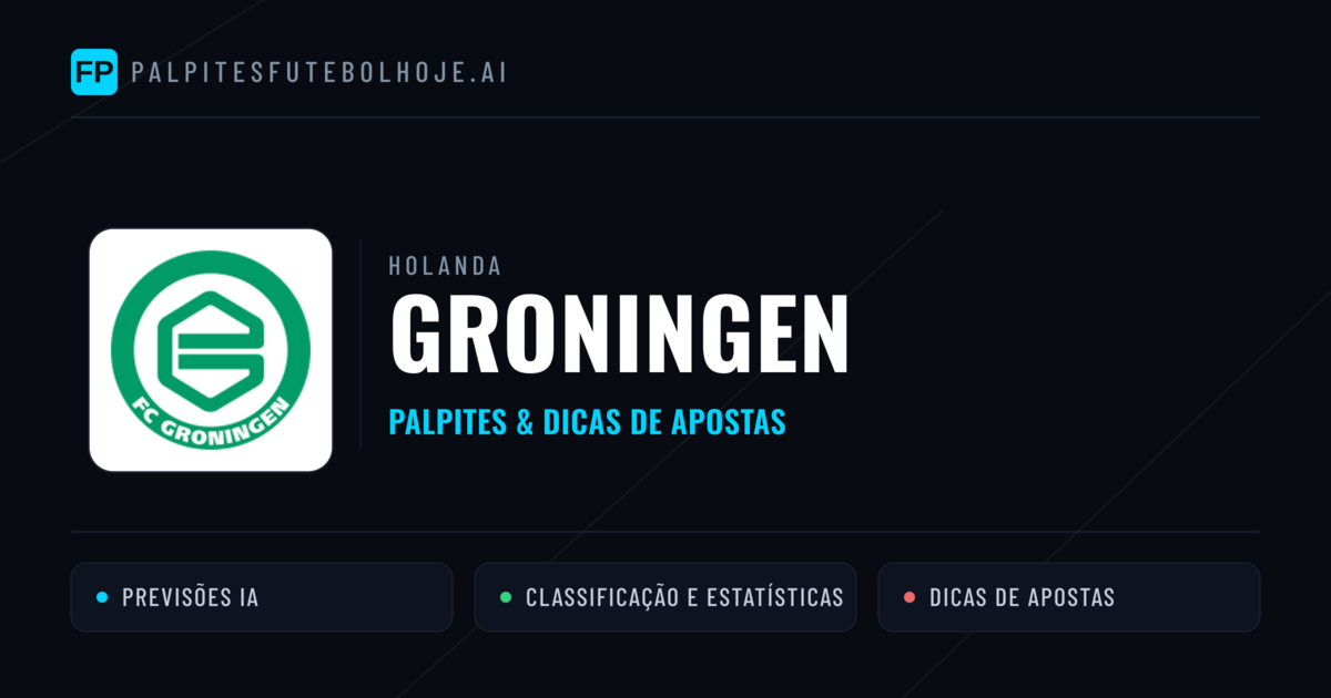 Groningen Palpites & Estatísticas